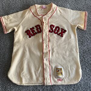Authentic Wool Mitchell & Ness Carl Yastrzemski MLB Boston Red Sox 1967 Jersey